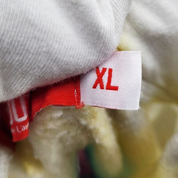 OFF DUTY by The Laundry Room Tie-Dye Long-sleeve Layered Hoodie Sweatshirt Sz XL - Picture 9 of 10